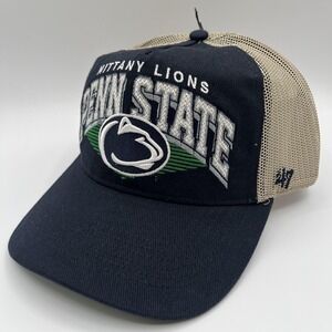 Penn State Nittany Lions Hat 47 Brand Cap‎ Snap Back One Size Blue Football NEW